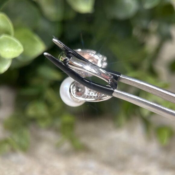 Panther Bypass Pearl 925 Silver Ring - Picture 9 of 12